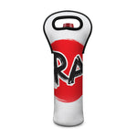 Karate Text Print Single Neoprene Wine Tote