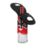 Karate Text Print Single Neoprene Wine Tote