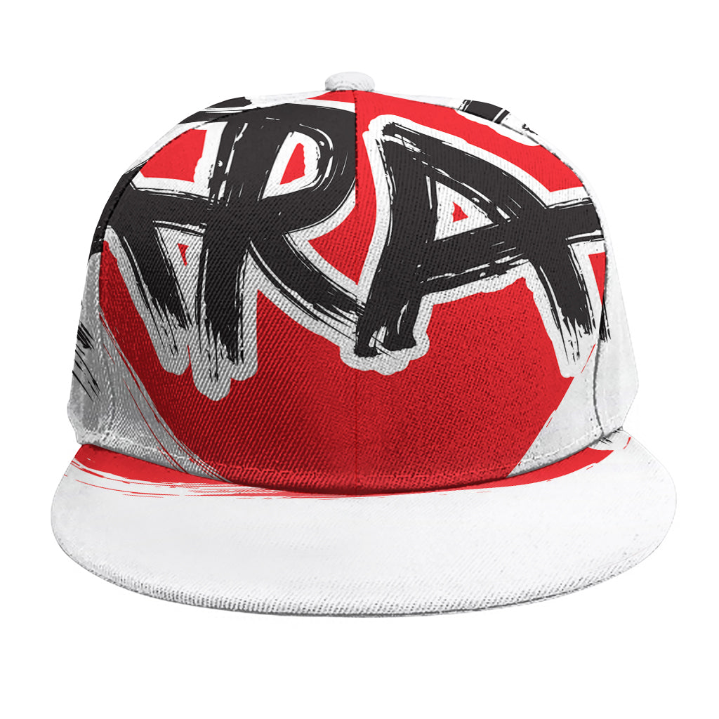 Karate Text Print Snapback Cap