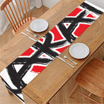 Karate Text Print Table Runner