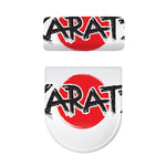 Karate Text Print Toilet Lid And Tank Cover Set