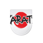 Karate Text Print Toilet Lid Cover