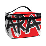 Karate Text Print Travel Makeup Bag