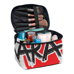 Karate Text Print Travel Makeup Bag