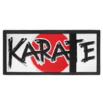 Karate Text Print Trifold Wallet