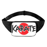 Karate Text Print Waist Bag