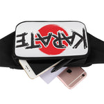Karate Text Print Waist Bag