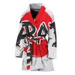 Karate Text Print Women's Bathrobe