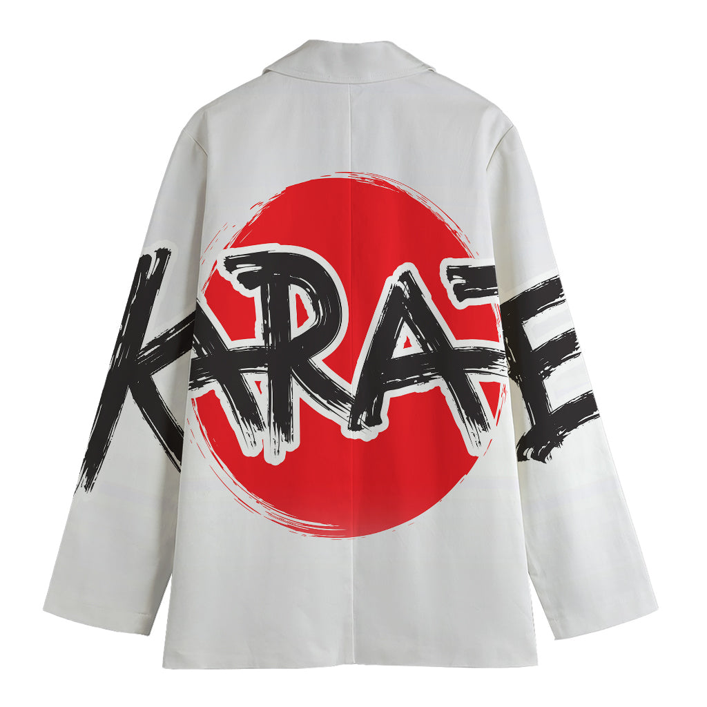 Karate Text Print Women's Blazer
