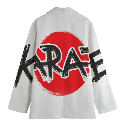 Karate Text Print Women's Blazer