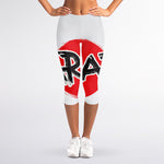 Karate Text Print Women's Capri Leggings