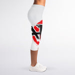 Karate Text Print Women's Capri Leggings