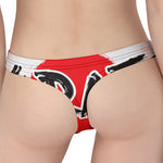 Karate Text Print Women's Thong