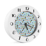 Kawaii Japanese Sushi Pattern Print Alarm Clock