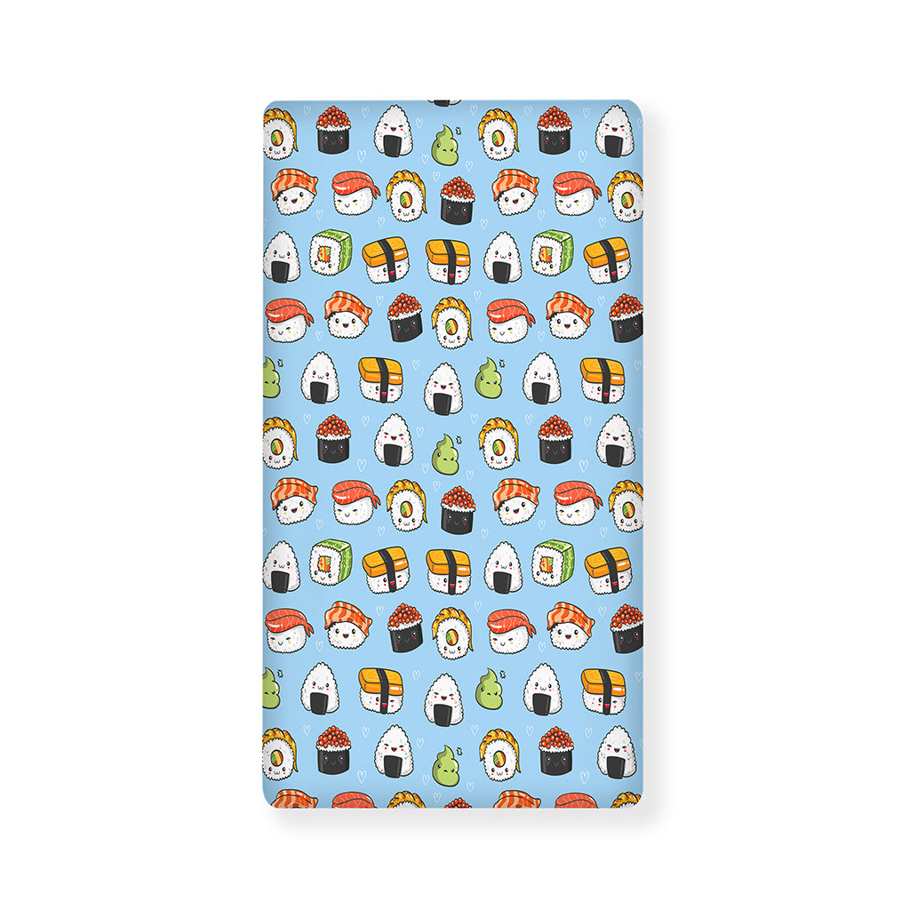 Kawaii Japanese Sushi Pattern Print Baby Crib Sheet