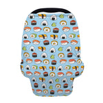 Kawaii Japanese Sushi Pattern Print Baby Seat Cover