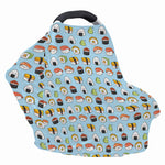 Kawaii Japanese Sushi Pattern Print Baby Seat Cover