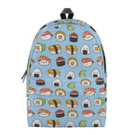 Kawaii Japanese Sushi Pattern Print Backpack