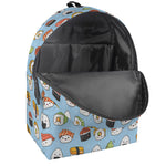 Kawaii Japanese Sushi Pattern Print Backpack