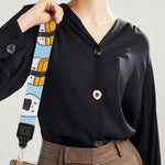 Kawaii Japanese Sushi Pattern Print Bag Strap