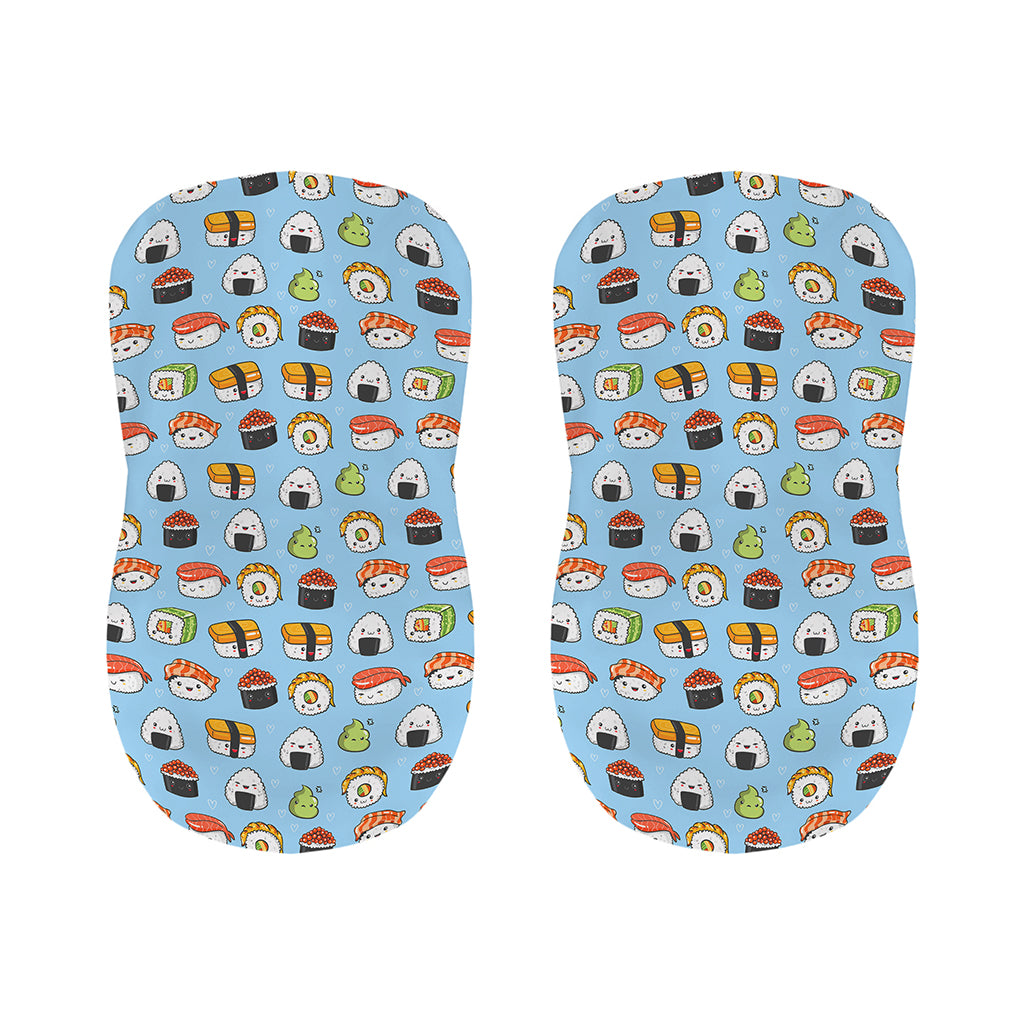 Kawaii Japanese Sushi Pattern Print Bar Stool Covers