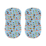 Kawaii Japanese Sushi Pattern Print Bar Stool Covers