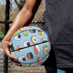 Kawaii Japanese Sushi Pattern Print Basketball