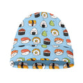 Kawaii Japanese Sushi Pattern Print Beanie
