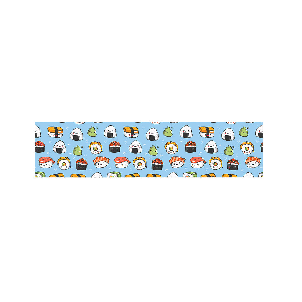 Kawaii Japanese Sushi Pattern Print Bed Runner