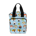 Kawaii Japanese Sushi Pattern Print Bible Tote Bag
