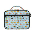Kawaii Japanese Sushi Pattern Print Briefcase Bible Bag