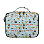 Kawaii Japanese Sushi Pattern Print Briefcase Bible Bag