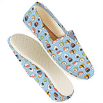 Kawaii Japanese Sushi Pattern Print Casual Shoes