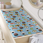 Kawaii Japanese Sushi Pattern Print Changing Pad Cover