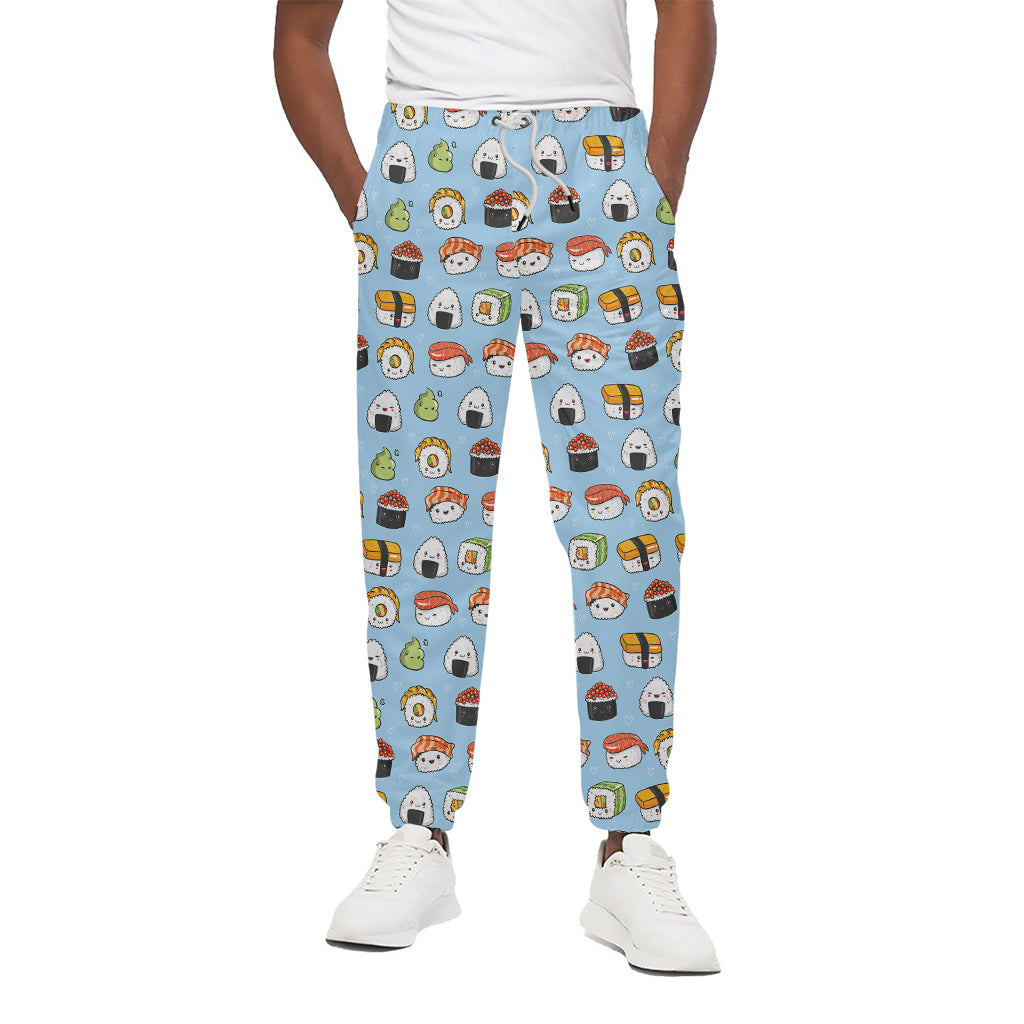 Kawaii Japanese Sushi Pattern Print Cotton Pants