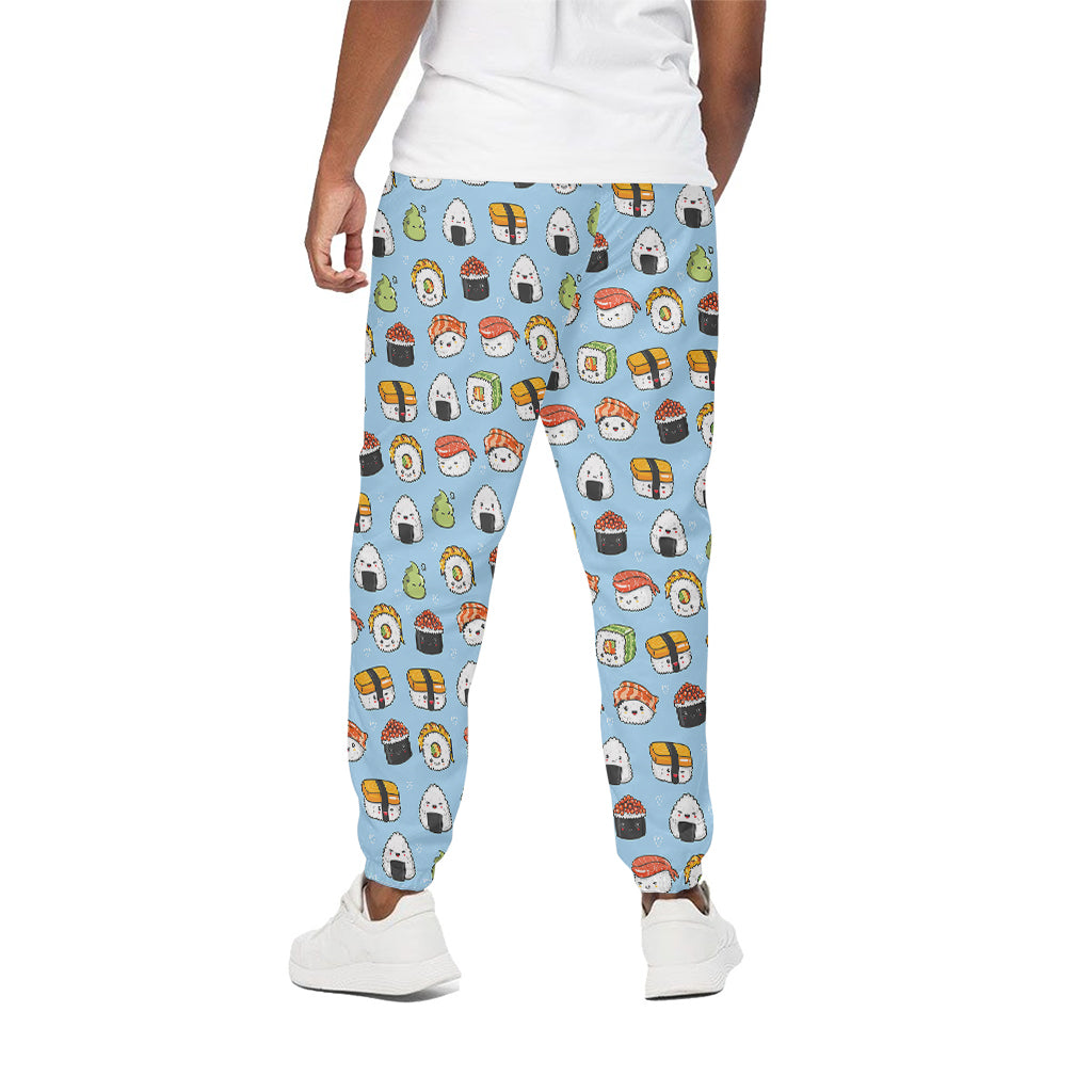 Kawaii Japanese Sushi Pattern Print Cotton Pants