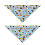 Kawaii Japanese Sushi Pattern Print Dog Bandana