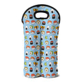 Kawaii Japanese Sushi Pattern Print Double Neoprene Wine Tote