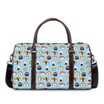 Kawaii Japanese Sushi Pattern Print Duffle Bag