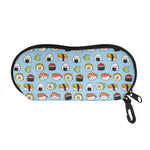 Kawaii Japanese Sushi Pattern Print Glasses Case