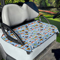 Kawaii Japanese Sushi Pattern Print Golf Cart Seat Cover