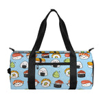 Kawaii Japanese Sushi Pattern Print Gym Bag