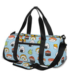 Kawaii Japanese Sushi Pattern Print Gym Bag