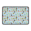 Kawaii Japanese Sushi Pattern Print Kitchen Mat