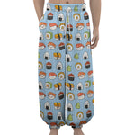 Kawaii Japanese Sushi Pattern Print Lantern Pants
