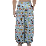 Kawaii Japanese Sushi Pattern Print Lantern Pants