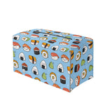 Kawaii Japanese Sushi Pattern Print Leather Tissue Box Cover