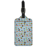 Kawaii Japanese Sushi Pattern Print Luggage Tag