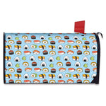Kawaii Japanese Sushi Pattern Print Mailbox Cover
