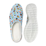 Kawaii Japanese Sushi Pattern Print Mesh Casual Shoes